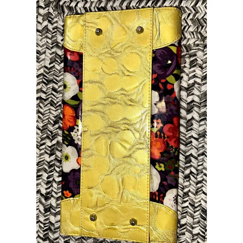 Miche Classic Shell Sabrina Floral Yellow Purple Orange Magnetic Purse Cover